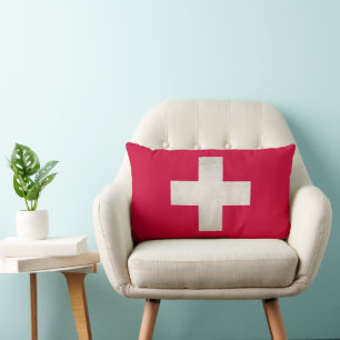 Grungy Schweiz Kor Lumbarkudde