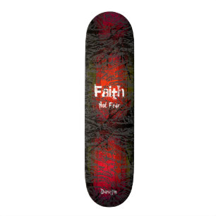 Grungy Skateboard för kristen tro Bräda 19,5 Cm