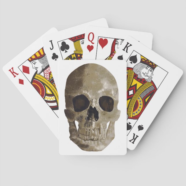 Grungy Skull Casinokort (Baksidan)