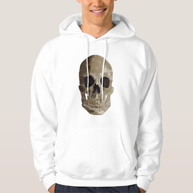 Grungy Skull Hoodie (Framsida)