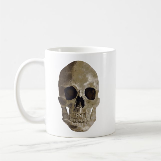 Grungy Skull Kaffemugg (Vänster)