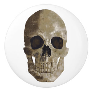 Grungy Skull Knopp