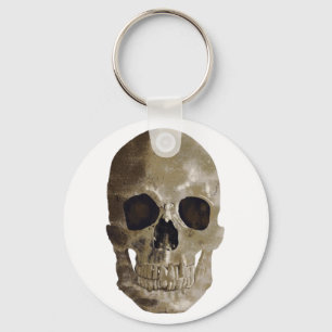Grungy Skull Nyckelring