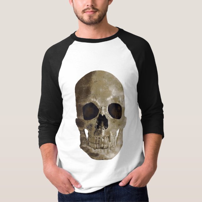 Grungy Skull T Shirt (Framsida)