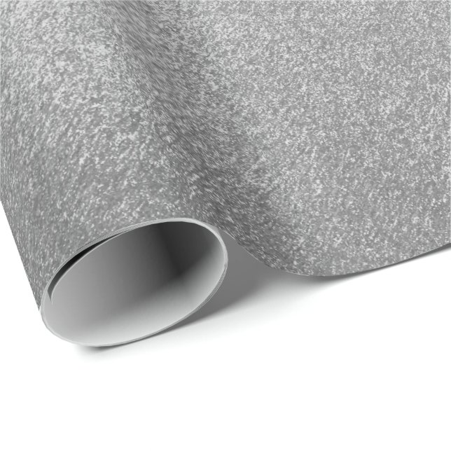 Grungy Stylt Smam Grått Presentpapper (Rullad Hörn)