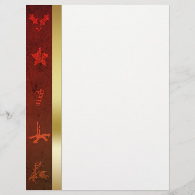 Grungy Vintage Guld jul (Framsida)