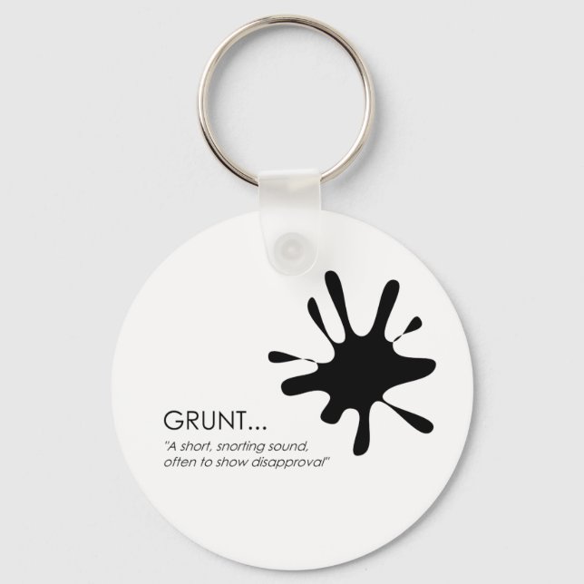 Grunt Keychain Nyckelring (Framsida)