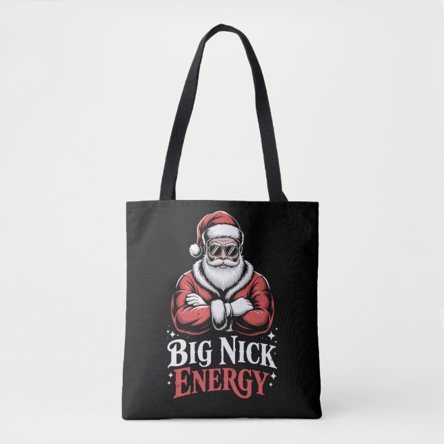 Grunt Style Big Nick Energy Rolig Tomte Jul  Tygkasse (Framsida)