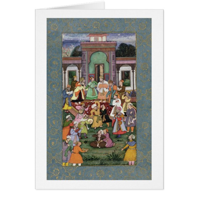 Grupp av att virvla Dervishes, från den stora Hälsningskort (Framsidan)