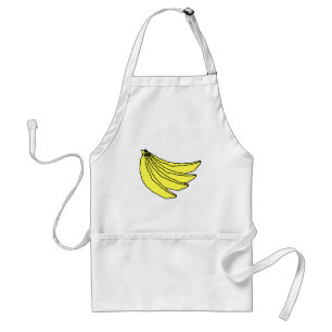 Grupp av gula Bananas. Förkläde