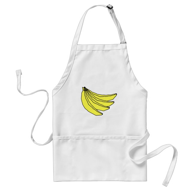 Grupp av gula Bananas. Förkläde (Framsidan)