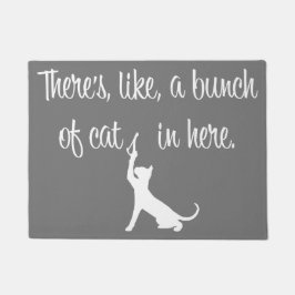 "Grupp av katt" dörrmatta