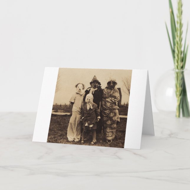 Grupp av kusligt kort (Framsida)