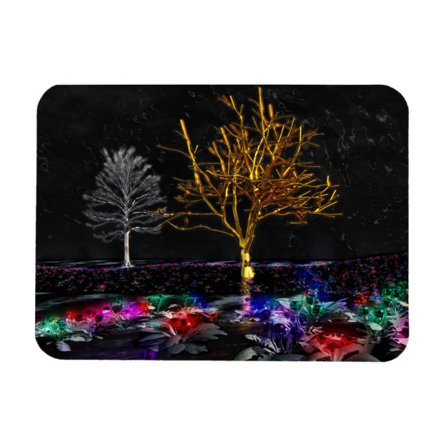 Grupp av levande kaster Flexibel magnet (Horisontell)