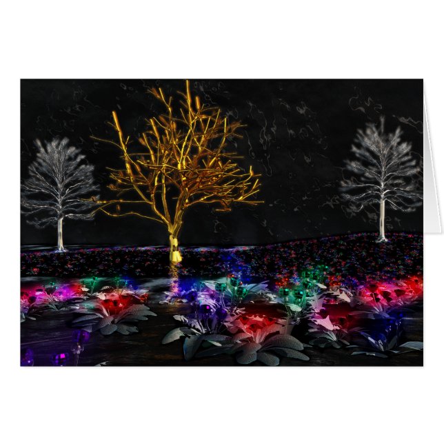 Grupp av levande systemkort hälsningskort (Framsidan Horizontal)