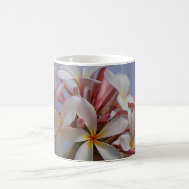 Grupp av Plumeria Kaffemugg (Center)