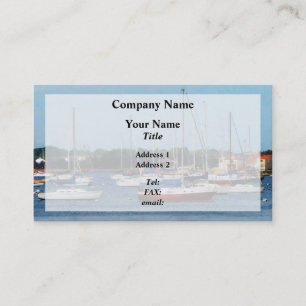 Grupp av Sailboat Newport RI Visitkort