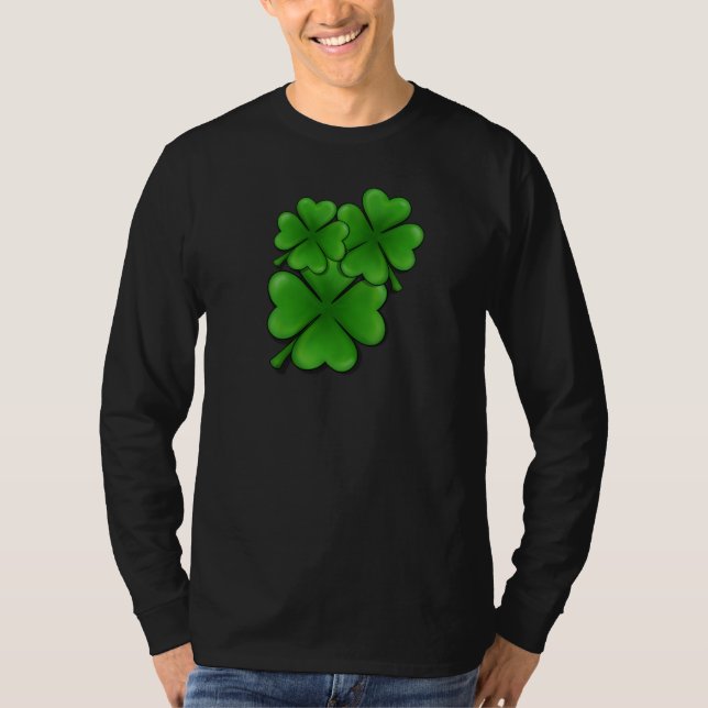 grupp av shamrocks tee (Framsida)