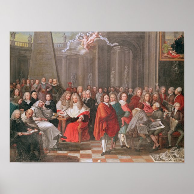 Grupp av skilda herrar Born Abbeville Poster (Framsidan)