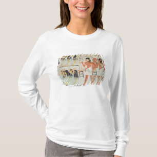Grupp av sörjanden i den begravnings- processione tee shirt