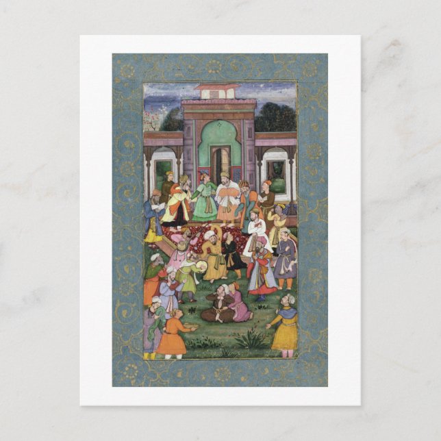 Grupp av Whirling Dervishes från Large Clive Vykort (Framsida)