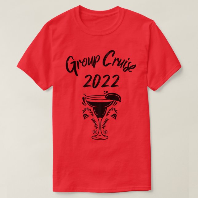 Grupp Cruise 2022 Cruising s Family Resa565 T Shirt (Design framsida)