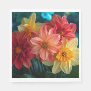 Grupp Dahlias Pappersservett