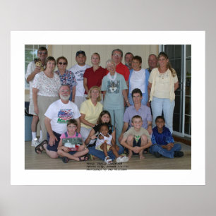 Grupp familjjul, Carson City, NV 7/27/03 Poster