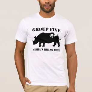Grupp fem för design 5 t-shirt