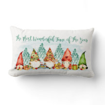 Grupp för Gnomes-julets vattenfärg