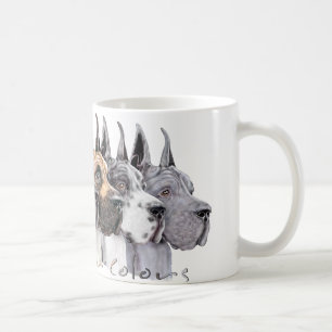 Grupp för great daneShowfärger Kaffemugg