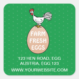 Grupp Fresh Fyrkantigt Klistermärke