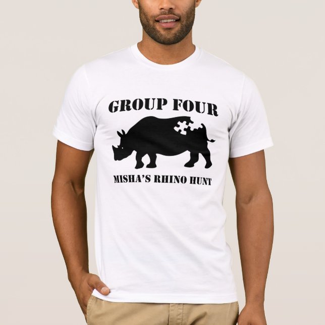 Grupp fyra för design 5 t-shirt (Framsida)