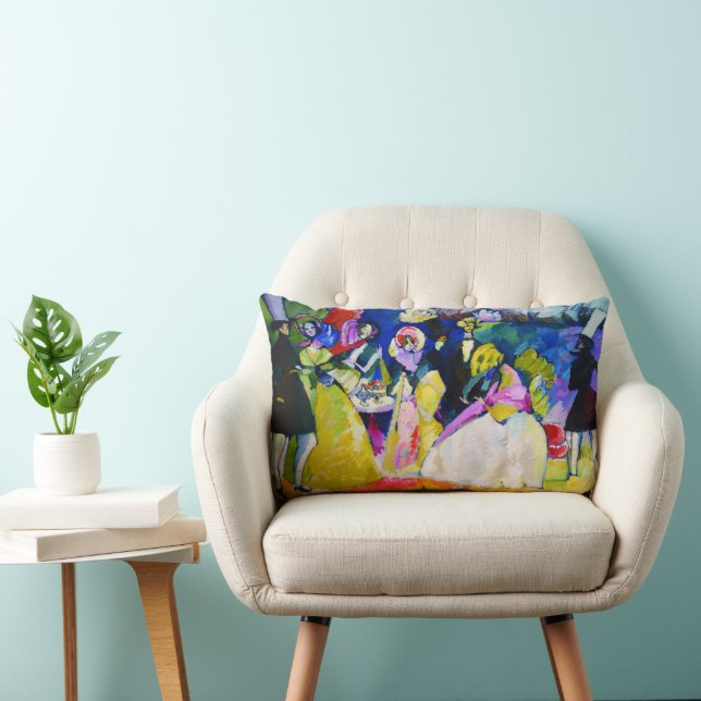 Grupp i Crinolines av Wassily Kandinsky Lumbarkudde (Stol)