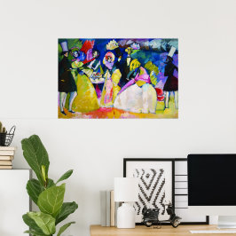 Grupp i Crinolines av Wassily Kandinsky Poster
