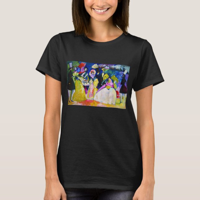 Grupp i Crinolines av Wassily Kandinsky T Shirt (Framsida)