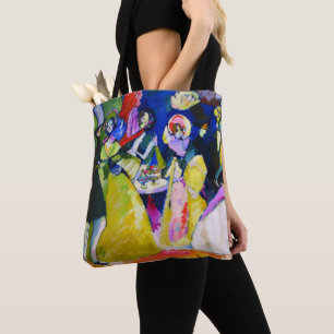 Grupp i krinoliner av Wassily Kandinsky Tygkasse