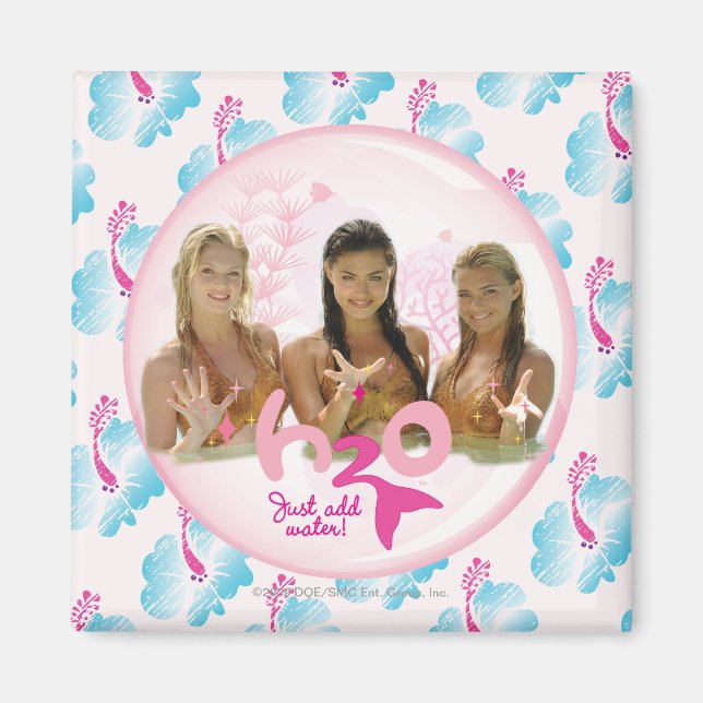 Grupp i Rosa Bubble Magnet (Framsidan)