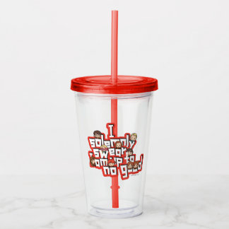 Grupp "JAG SLÖMT ATT JAG INTE HAR NÅGON BRA™" Take Away Mugg