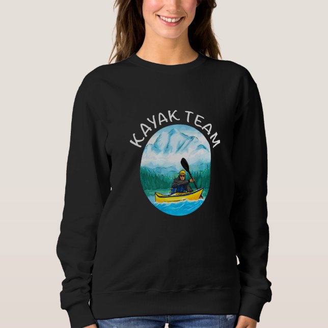 Grupp kajak t shirt (Framsida)