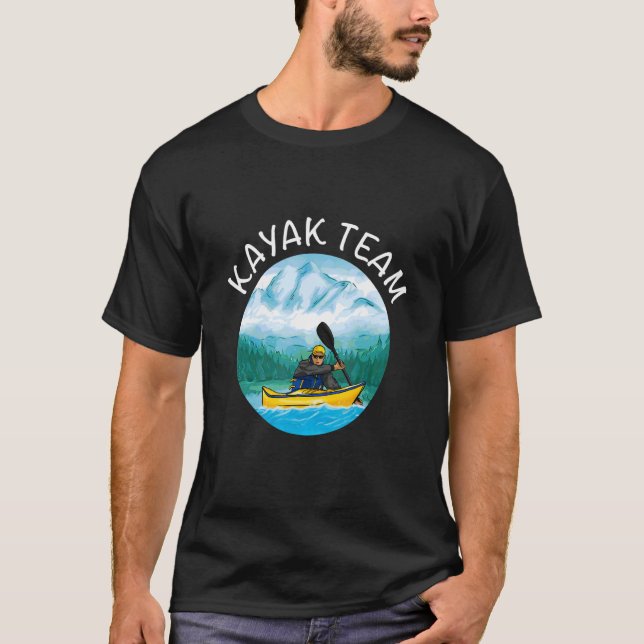 Grupp Kayak T Shirt (Framsida)