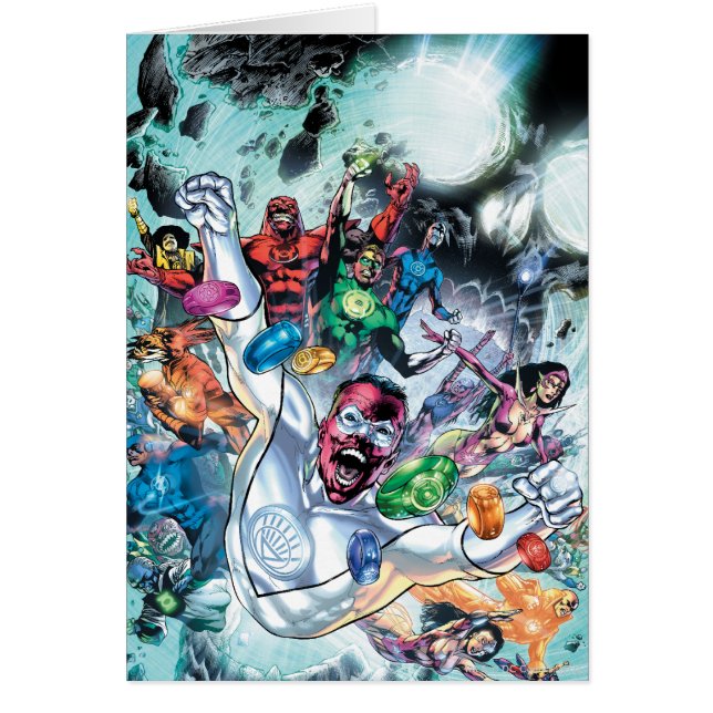 Grupp med Ringar Hälsningskort (Framsidan)