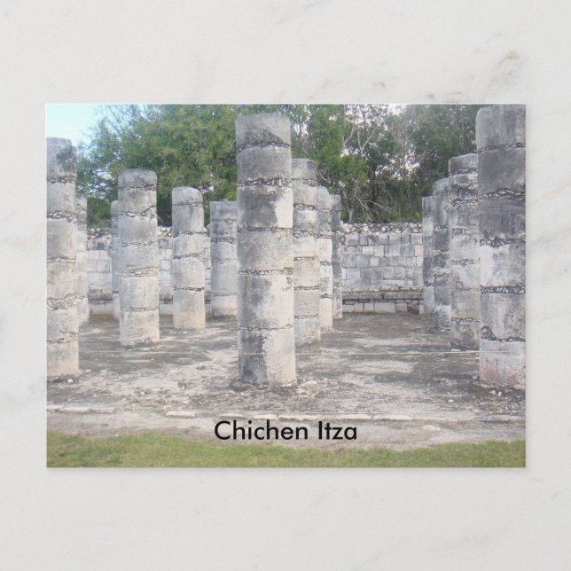 Grupp med tusen kolumner vykort (Framsida)