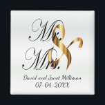 Grupp och rum| Mr & Mrs Bröllop Keepsaké Magnet<br><div class="desc">Bröllopsdag favoritmagneter. En Bröllopsdag från redot Brid och Groom som du kan anpassa. ⭐ Den här produkten är 100 % Anpassade. Grafik och / eller text kan läggas till, tas bort, flyttat, storleksändras, ändras runt, roteras osv. ⭐ 99 procent av mina konstruktioner i min butik görs i lagrar. Det gör...</div>