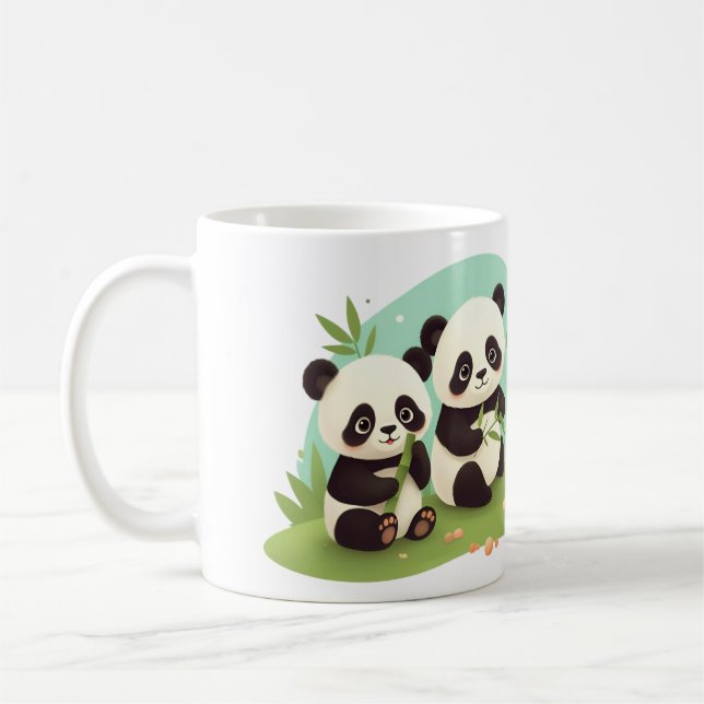 Grupp Pandas Kaffemugg (Vänster)