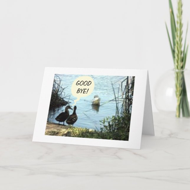 GRUPP SÄGER VAD SOM ÄR SÅ "BRA" OM "BRA BYE"? KORT (Framsida)