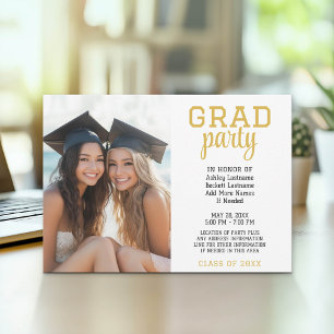 Grupp Studenten Firande - Joint Photo Inbjudningar