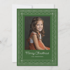 Grupp till jul Mönster Julkort