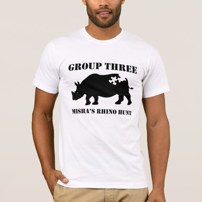 Grupp tre för design 5 t-shirt (Framsida)