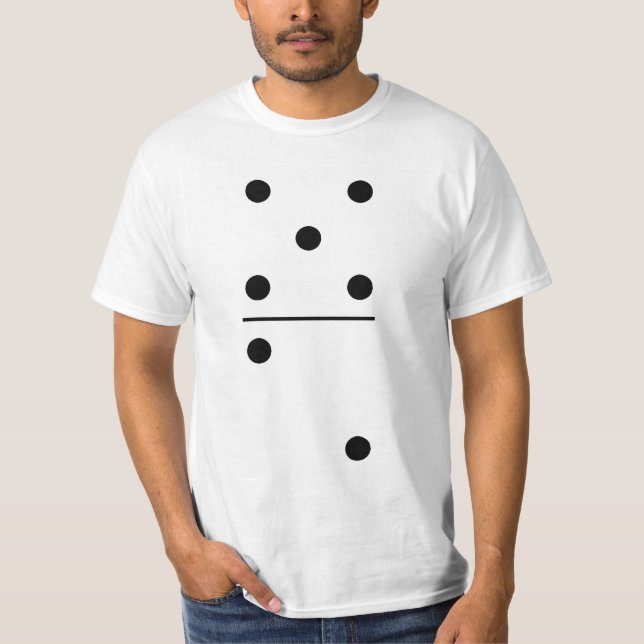 Gruppdräkt för domino 5-2 t-shirt (Framsida)
